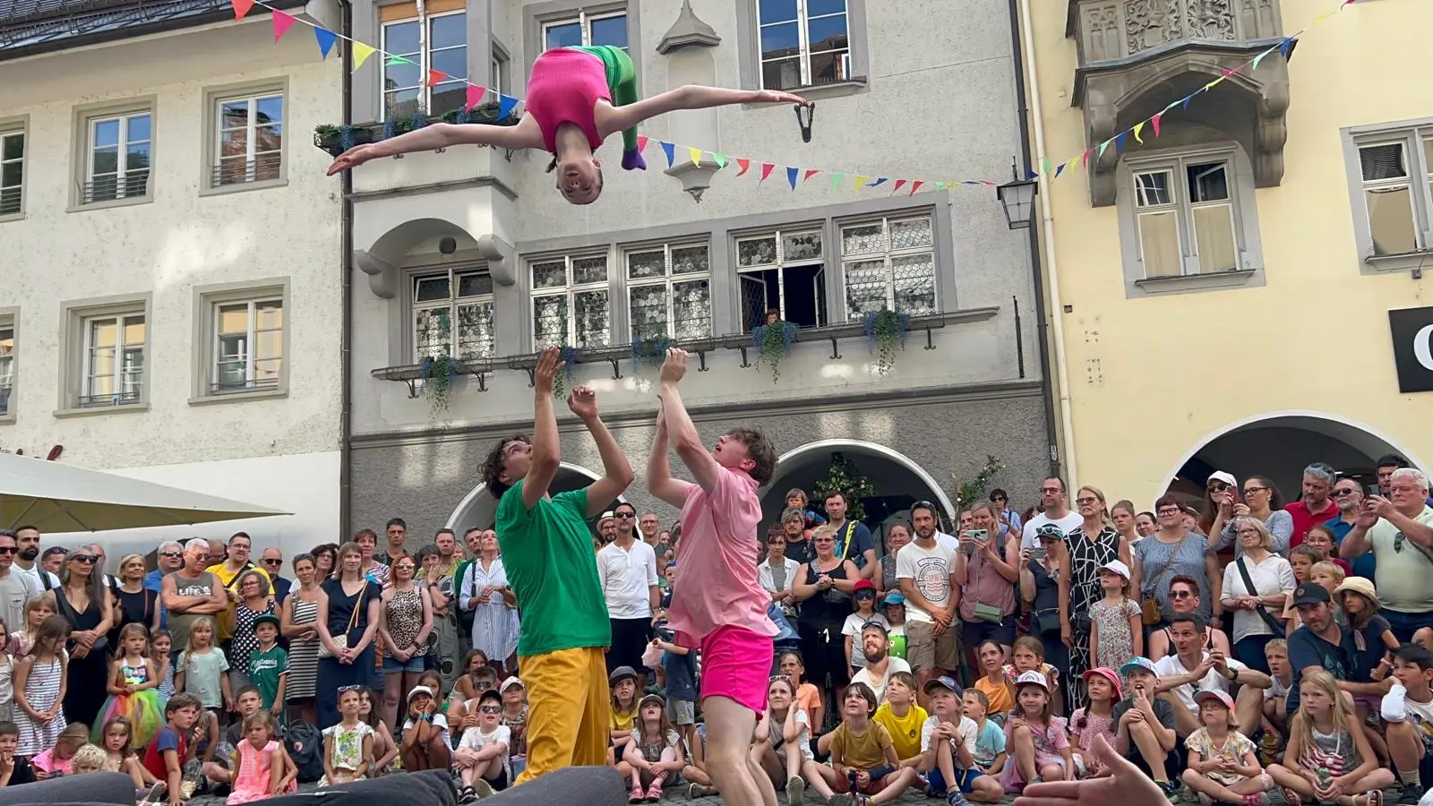 Auftritt beim Internationalen Gauklerfestival in Feldkirch, Österreich!